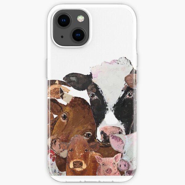 Farm animals iPhone Soft Case