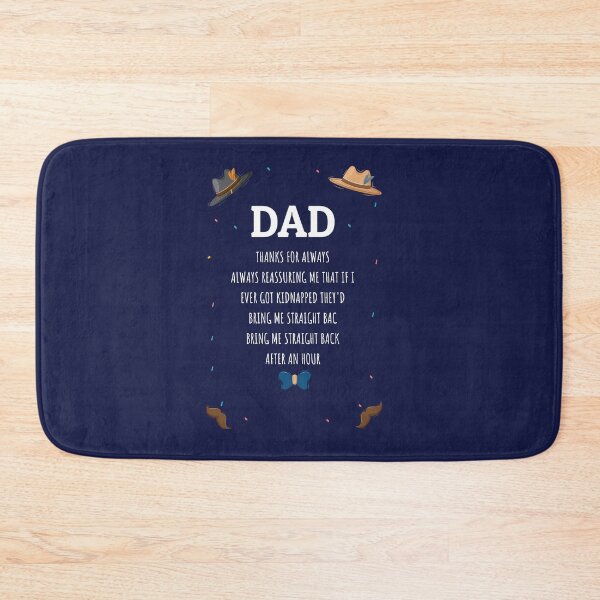Item preview, Fathers Day Gifts From Daughter: Dad Thanks For Always Reassuring Me That If I Ever Got Kidnapped They'd Bring Me Straight Back After An Hour designed and sold by optimumaffiliat.