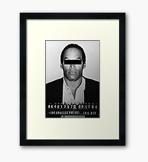 unidentified OJ Simpson Framed Print