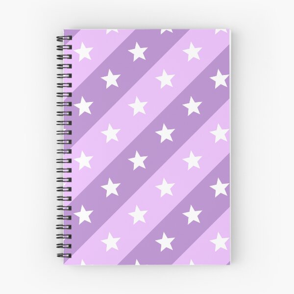 Item preview, White Stars Lavender Purple Violet  Stripes Supreme Templates designed and sold by Alchemy-A-La-G.