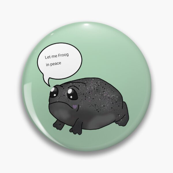 Item preview, Black Rain Frog designed and sold by SquishDragonArt.