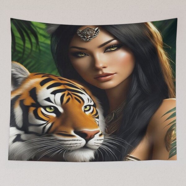 Item preview, Tiger Woman designed and sold by Snp1.