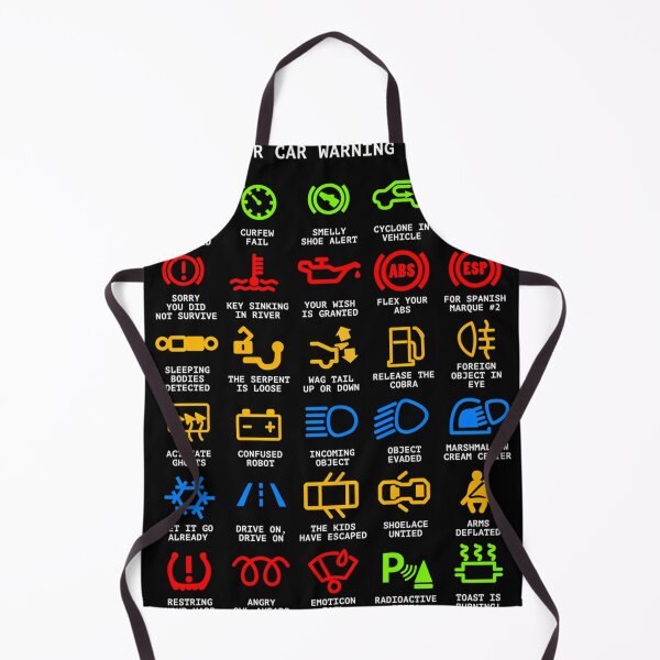 Item preview, Know Your Car Warning Lights Mechanics Funny Sarcastic Graphic designed and sold by ANDREWCOUPHG.