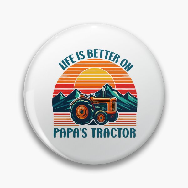 Item preview, Life Is Better On Papa's Tractor Driver Farmer Dad Family designed and sold by Stick-Artistry.