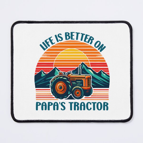 Artikelvorschau, Das Leben ist besser für Papas Traktorfahrer-Bauern-Vater-Familie entworfen und verkauft von Stick-Artistry.