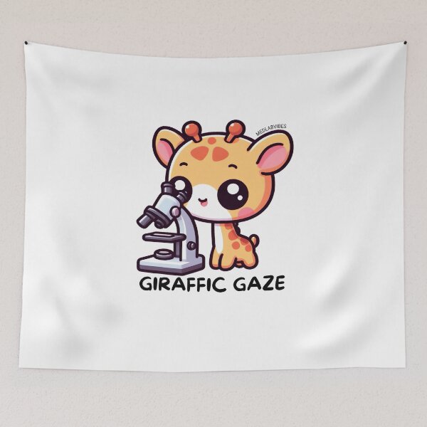 Item preview, Giraffic Gaze (giraffe) designed and sold by MedLabVibes.