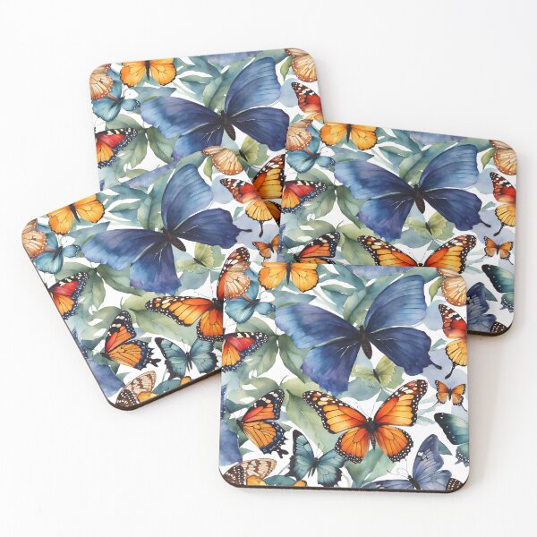 Item preview, Butterfly Bliss: Vibrant to Pastel Watercolor Patterns designed and sold by Chroma Artis.