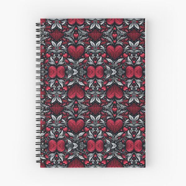 Item preview, hearts design pattern on black background designed and sold by NewWave012.