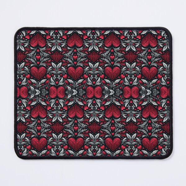 Item preview, hearts design pattern on black background designed and sold by NewWave012.