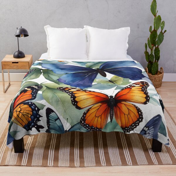 Item preview, Butterfly Bliss: Vibrant to Pastel Watercolor Patterns designed and sold by Chroma Artis.
