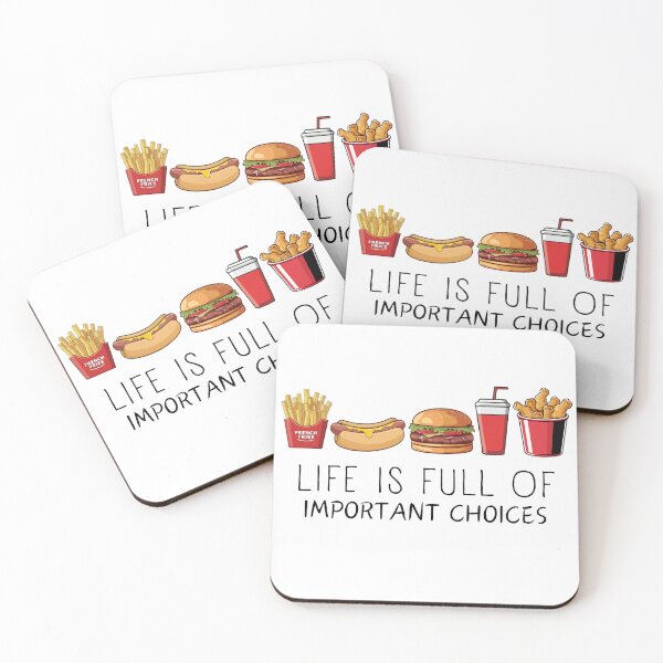 Item preview, Funny Fast Food Choices designed and sold by Orsik.