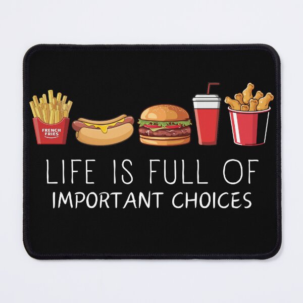 Item preview, Funny Fast Food Choices designed and sold by Orsik.