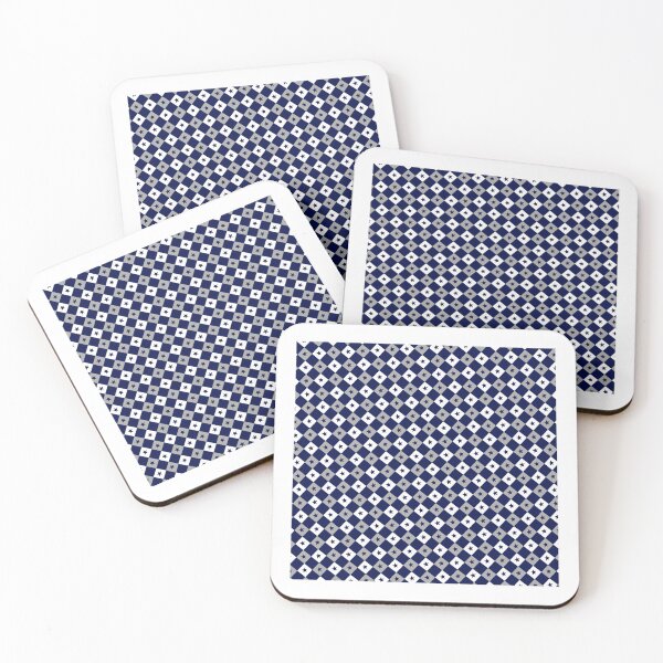 Item preview, Blue Silver & White Stars Cowboys Checkerboard Supreme Templates designed and sold by Alchemy-A-La-G.