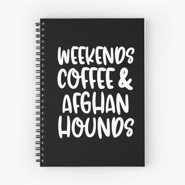 Item preview, Weekends Coffee And Afghan Hounds designed and sold by TheAnimalZ00.