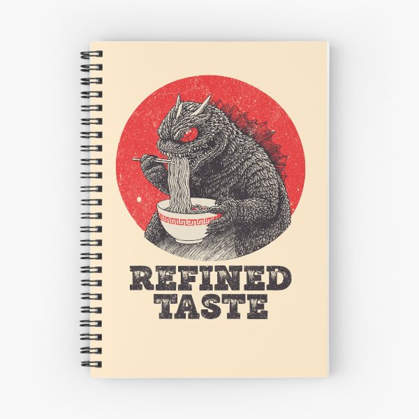 Item preview, Japanese Monster Kaiju Eating Ramen For Instant Noodle Gift Idea designed and sold by fooderiffic.
