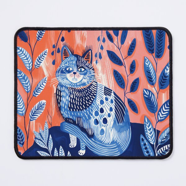 Item preview, Henri Matisse blue Cat Flowers designed and sold by TeeARTHY.