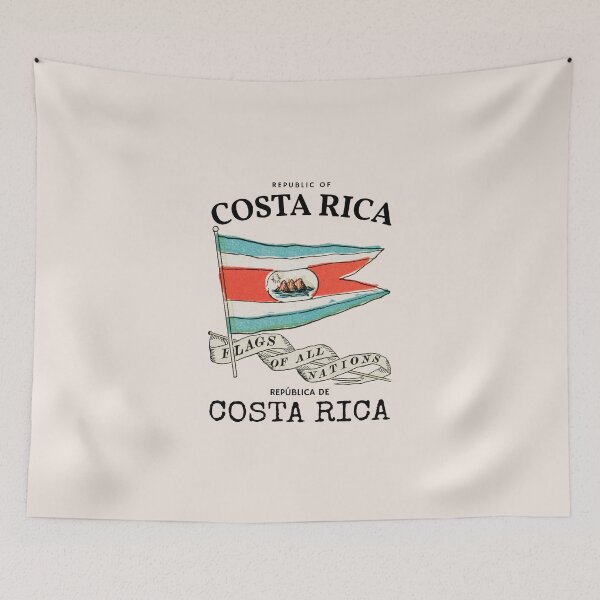 Item preview, Antique Flag of Costa Rica designed and sold by KewaleeTee.