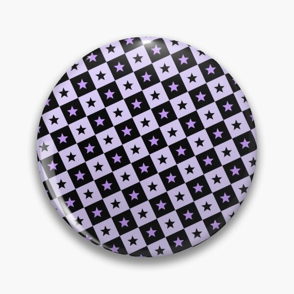 Item preview, Purple & Black Stars Checkerboard Repeat Sequenced Supreme Templates designed and sold by Alchemy-A-La-G.