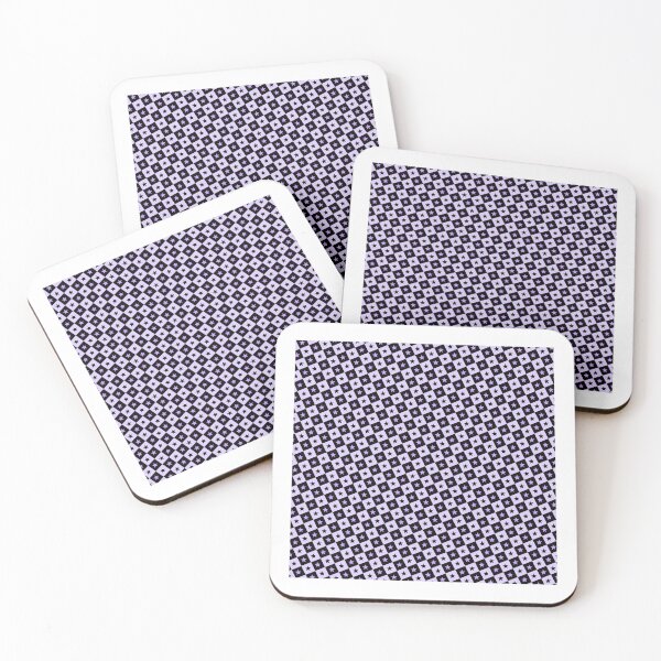 Item preview, Purple & Black Stars Checkerboard Repeat Sequenced Supreme Templates designed and sold by Alchemy-A-La-G.