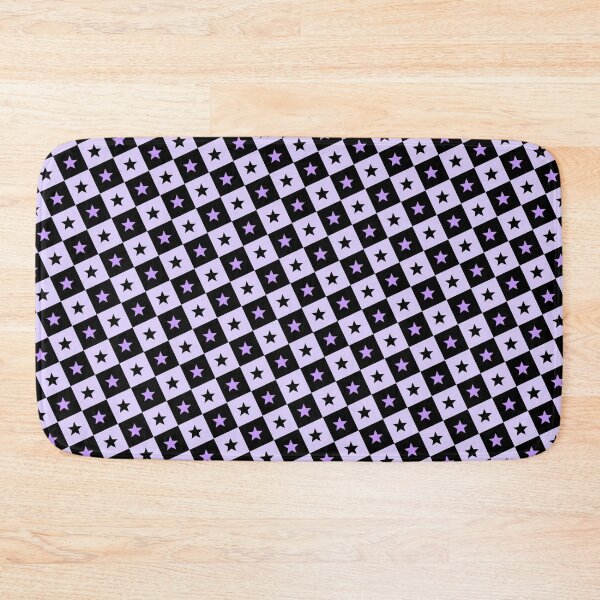 Item preview, Purple & Black Stars Checkerboard Repeat Sequenced Supreme Templates designed and sold by Alchemy-A-La-G.