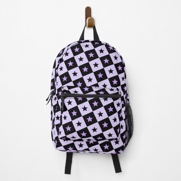 Item preview, Purple & Black Stars Checkerboard Repeat Sequenced Supreme Templates designed and sold by Alchemy-A-La-G.
