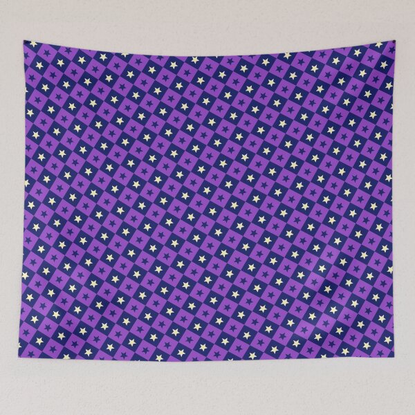 Item preview, Purple Yellow & Blue Stars Checkerboard Sequenced Supreme Templates designed and sold by Alchemy-A-La-G.