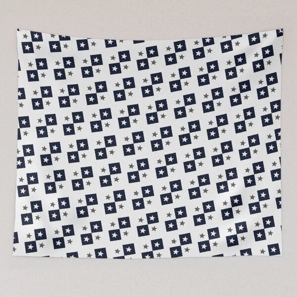 Item preview, Black White & Grey Stars Squares Checkerboard Supreme Templates designed and sold by Alchemy-A-La-G.