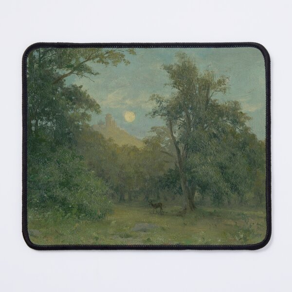 Item preview, Moonlit forest with castle designed and sold by tinyhousedzns.