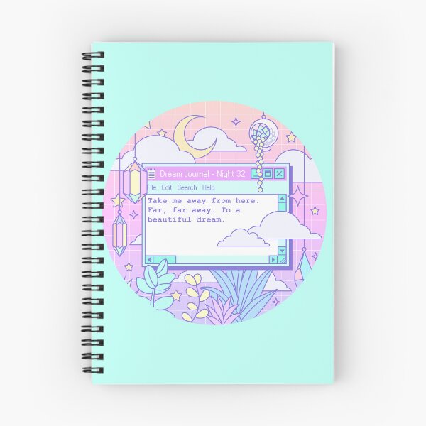 Item preview, Pastel Dream Journal designed and sold by gabdoesdesign.