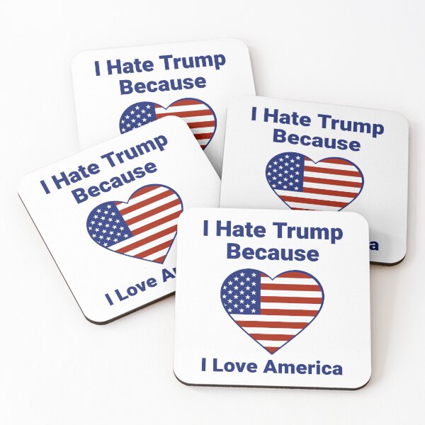 Item preview, I Hate Trump Because I Love America  designed and sold by Rachel the Artist .