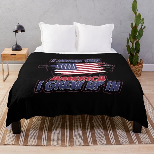 Item preview, I Miss The America I Grew Up In Vintage American USA Flag designed and sold by 07Art.