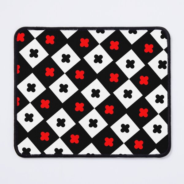 Item preview, Black White & Red Squares And Plus Eternal Impressions designed and sold by Alchemy-A-La-G.