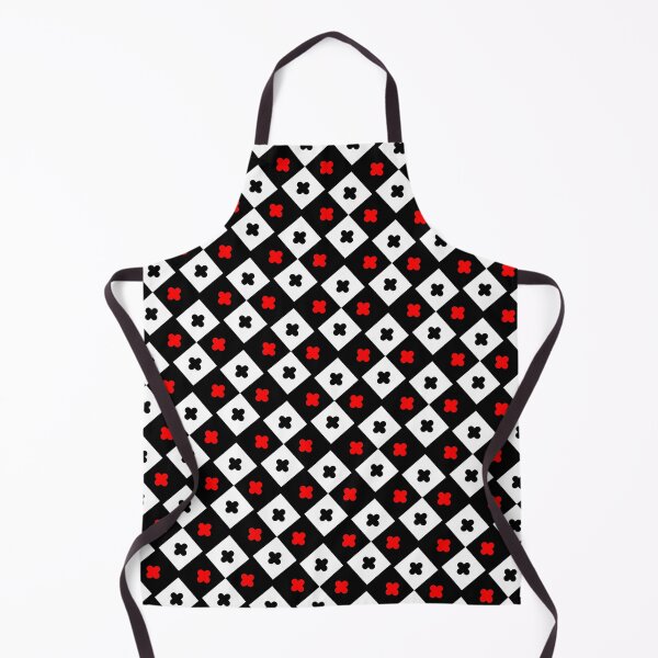 Item preview, Black White & Red Squares And Plus Eternal Impressions designed and sold by Alchemy-A-La-G.