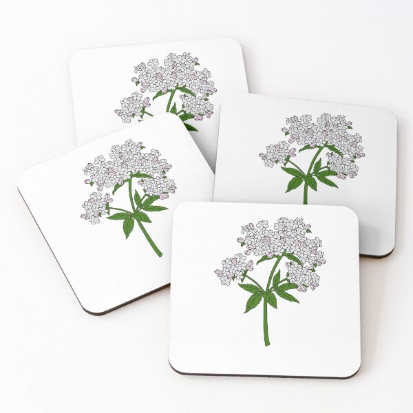 Item preview, Valerian Flower - Pink designed and sold by emlowery17.