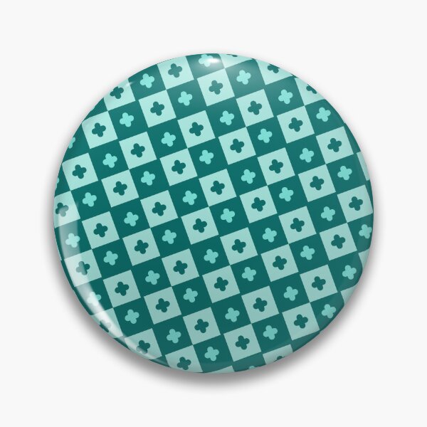 Item preview, Teal & Green Squares And Plus Mirrored Eternal Impressions designed and sold by Alchemy-A-La-G.