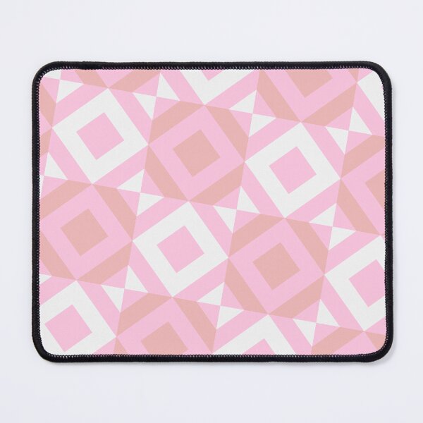 Item preview, Pink & White Squares Triangles Mirrored Endless Eternal Impressions designed and sold by Alchemy-A-La-G.
