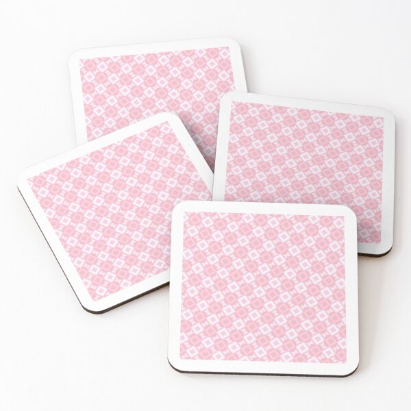 Item preview, Pink & White Squares Triangles Mirrored Endless Eternal Impressions designed and sold by Alchemy-A-La-G.