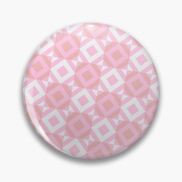 Item preview, Pink & White Squares Triangles Mirrored Endless Eternal Impressions designed and sold by Alchemy-A-La-G.
