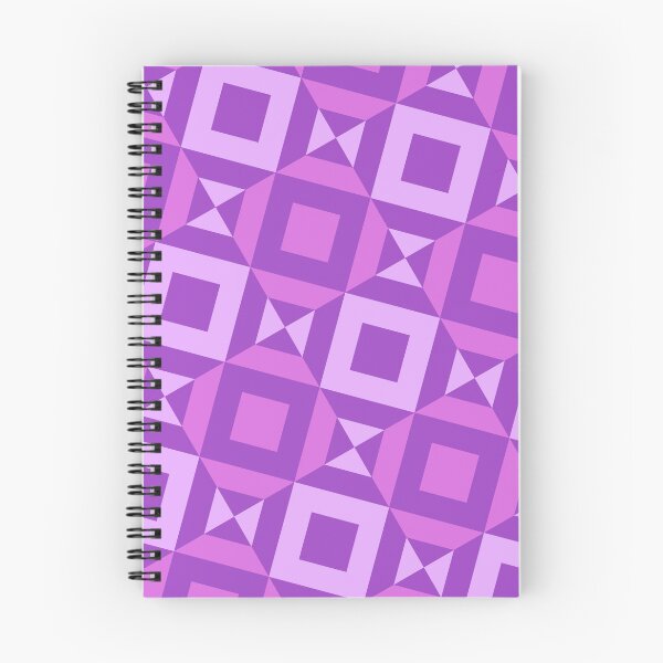Item preview, Abundant Purples Squares Triangles Mirrored Endless Eternal Impressions designed and sold by Alchemy-A-La-G.
