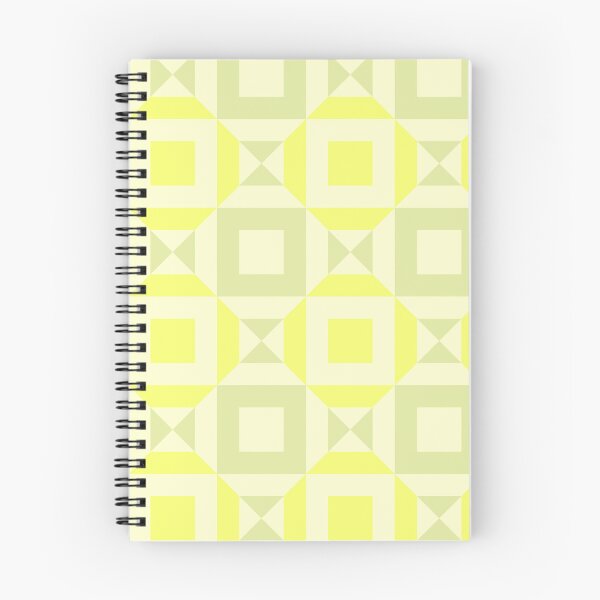 Item preview, Yellows & Green Squares Triangles Mirrored Endless Eternal Impressions designed and sold by Alchemy-A-La-G.