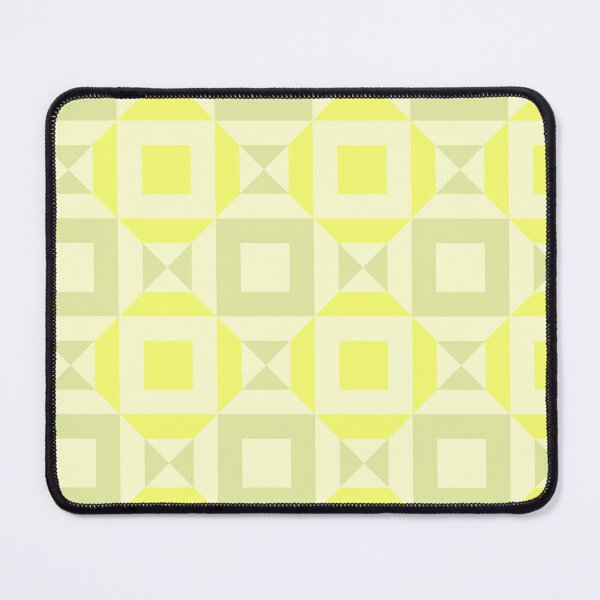 Item preview, Yellows & Green Squares Triangles Mirrored Endless Eternal Impressions designed and sold by Alchemy-A-La-G.