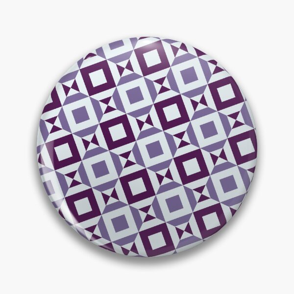 Item preview, Purples & Blue Squares Triangles Mirrored Endless Eternal Impressions designed and sold by Alchemy-A-La-G.