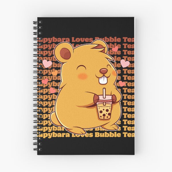 Item preview, Cuddly Capybara Bubble Tea Enthusiast Tee designed and sold by JacontaII.