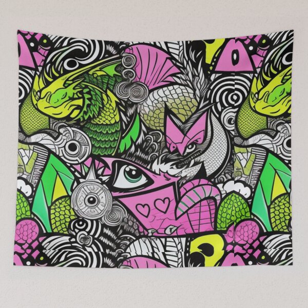 Item preview, Old-school graffiti  designed and sold by Roxburylane.