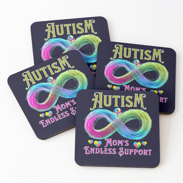 Item preview, Mom endless support - mom autism awareness designed and sold by Taans-Creation.