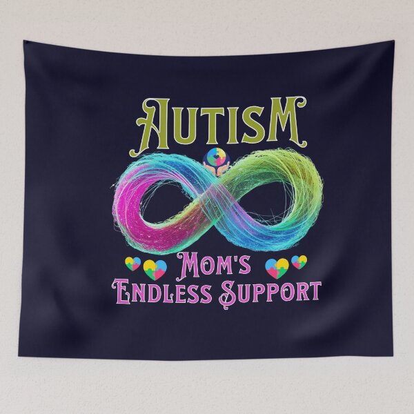 Item preview, Mom endless support - mom autism awareness designed and sold by Taans-Creation.