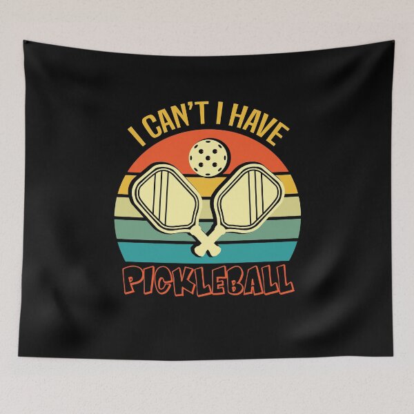 Item preview, Funny I Can't I Have Pickleball Quote Funny Slogan Pickleball Lover Retro Vintage designed and sold by 07Art.