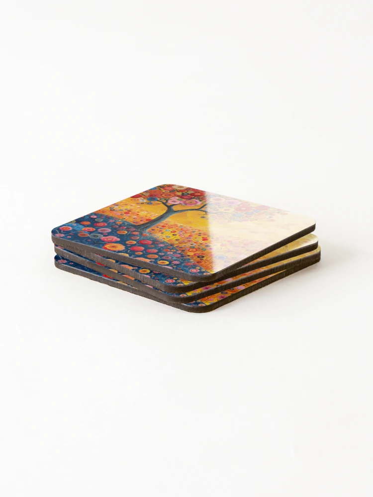 Thumbnail 4 of 5, Coasters (Set of 4), Spring designed and sold by Steven Sandner.