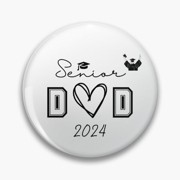 Item preview, Proud Senior Dad 2024 Graduate High School 24 Graduating Son designed and sold by TheProApparel.