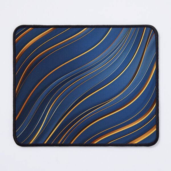Item preview, Dynamic Blue and Gold Patterns designed and sold by Ace Apparel Attire.
